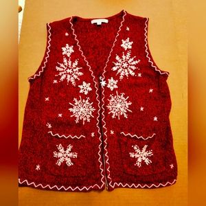 Vintage Christmas vest